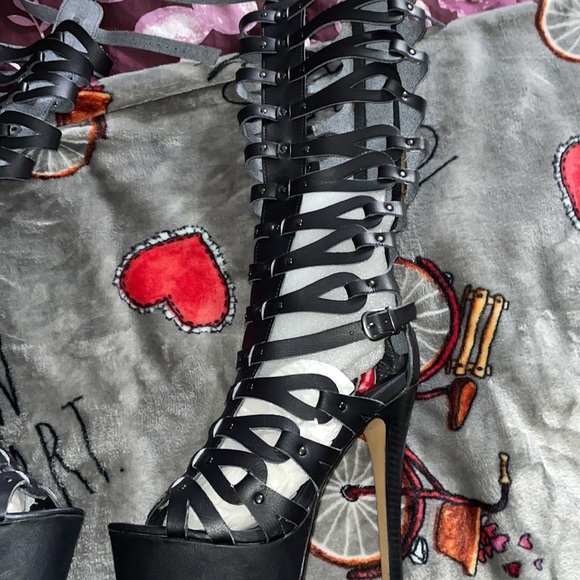 Knee high sandals NO BOX - Picture 2 of 3